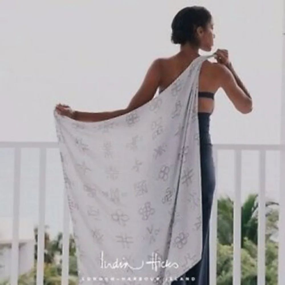 India Hicks Graphicks Scarf - NWT - Picture 3 of 6